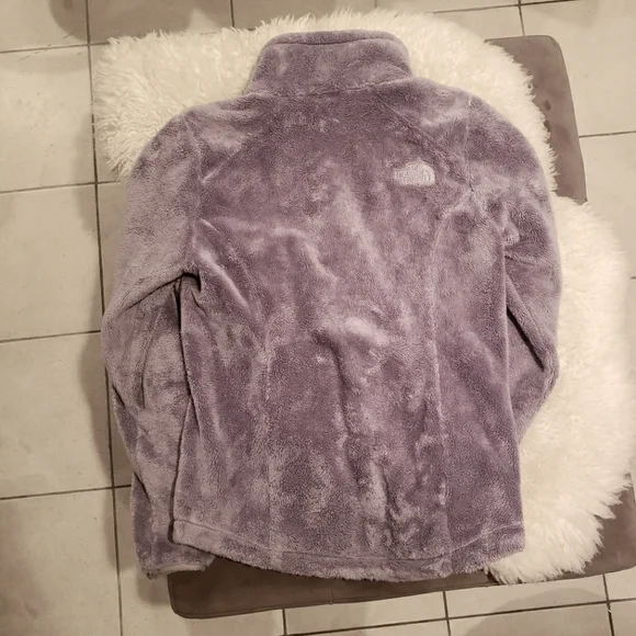The North Face Womens XS Gray Fleece Full Zip Jacket Soft Cozy - Picture 5 of 6